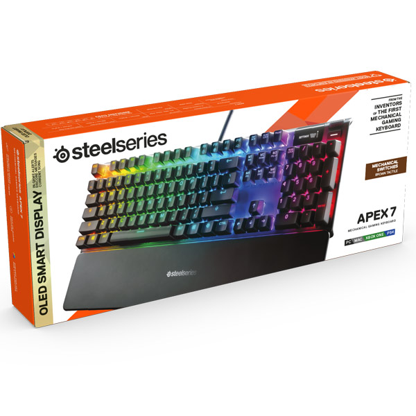 Gamer billentyűzet SteelSeries Apex 7 (Brown Switch) US