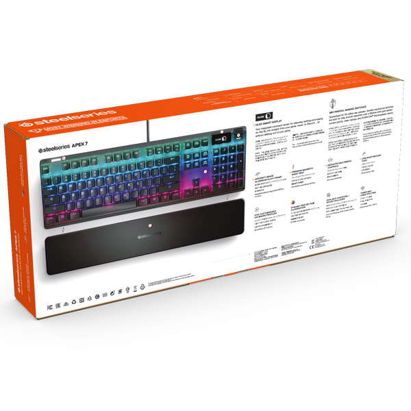 Gamer billentyűzet SteelSeries Apex 7 (Brown Switch) US