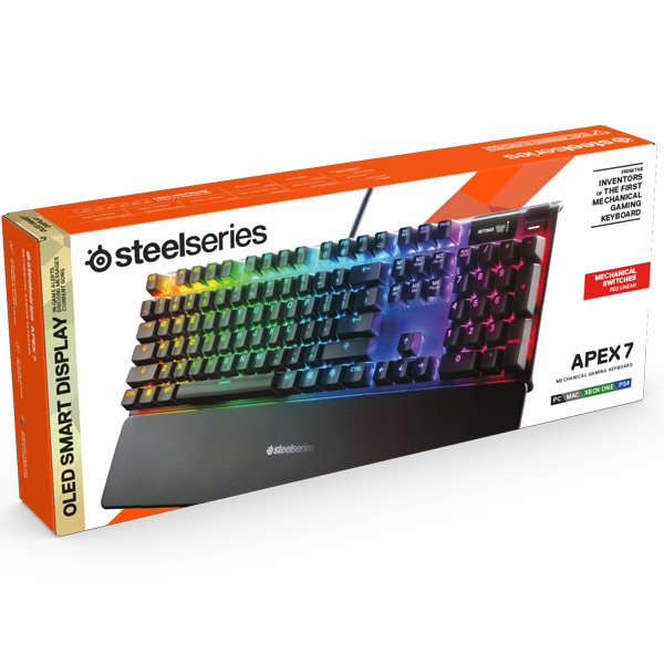 Gamer billentyűzet SteelSeries Apex 7 (Red Switch) US