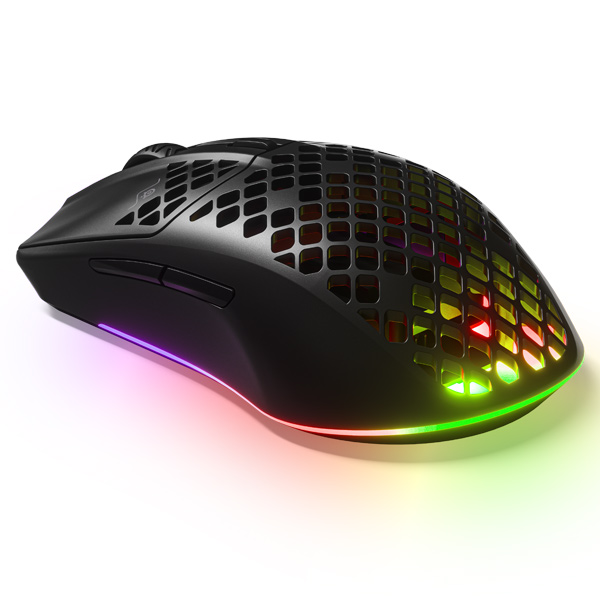Gamer egér SteelSeries Aerox 3 Vezeték nélküli, Fekete