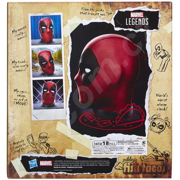Marvel Legends Deadpool’s Head PremiumInteractive Head Marvel Legends Deadpool’s Head PremiumInteractive Head