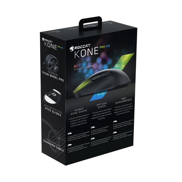 Roccat Kone Pro Air, Fekete