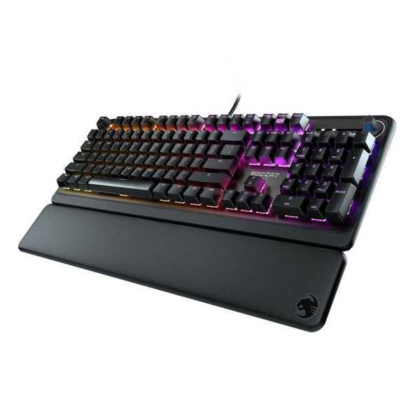 Roccat Pyro Mechanical Játékos Billentyűzet, Red Switch, US kiosztás, Fekete