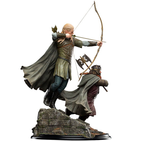 Szobor Legolas and Gimli At Amon Hen (Lord of The Rings)