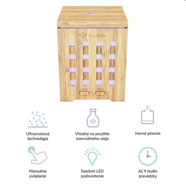 TrueLife AIR Diffuser D7 Bamboo - aroma diffúzor