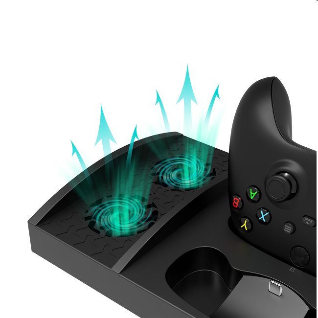 iPega XBS013 Dokkoló állomás Xbox Series S, Vezeték nélküli Kontroller és Fejhallgató számára + tölthető elemek
