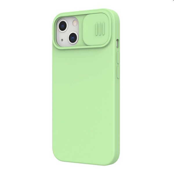 Nillkin CamShield Silky Magnetic szilikon hátlapi tok for iPhone 13, zöld