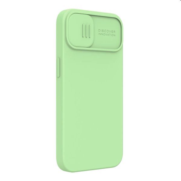 Nillkin CamShield Silky Magnetic szilikon hátlapi tok for iPhone 13, zöld