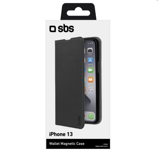 Tok SBS Book Wallet Lite  iPhone 13, fekete