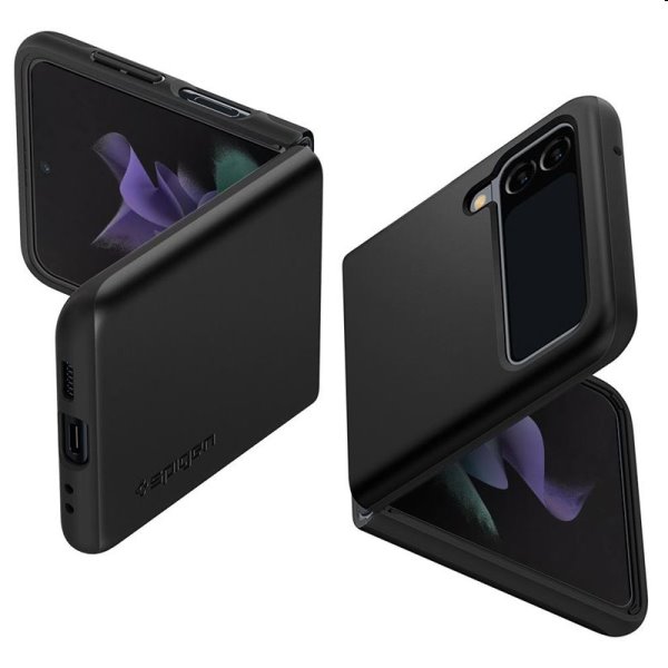 Tok Spigen Thin Fit for Samsung Galaxy Z Flip3, fekete Tok Spigen Thin Fit for Samsung Galaxy Z Flip3, fekete