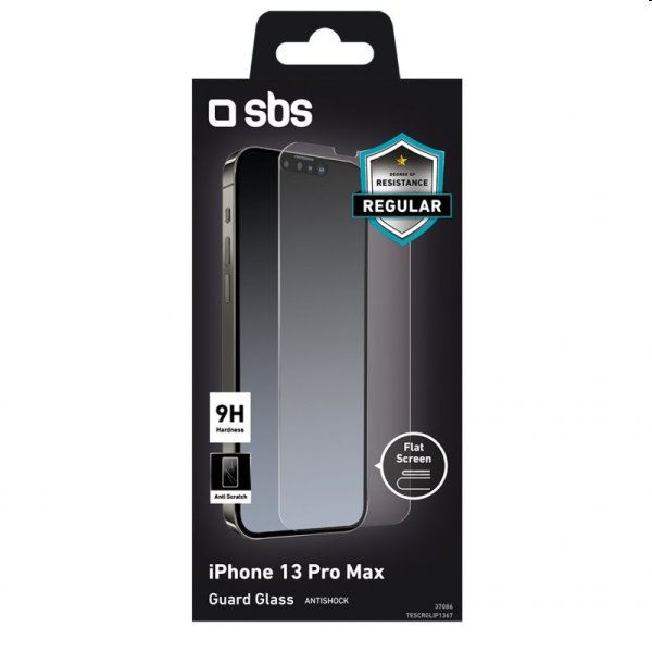 SBS edzett üveg Apple iPhone 14 Plus/13 Pro Max számára, clear