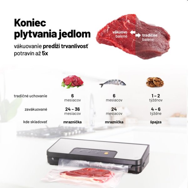 Vákuumcsomagoló Lauben Vacuum Sealer 60SB