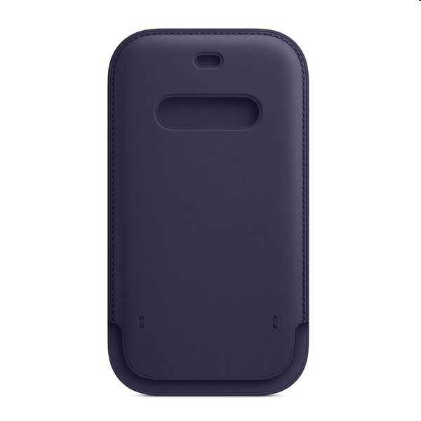 Apple iPhone 12 | 12 Pro Leather Sleeve with MagSafe, deep violet