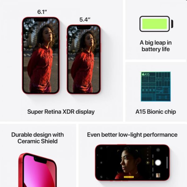 Apple iPhone 13 mini 128GB, (PRODUCT)RED