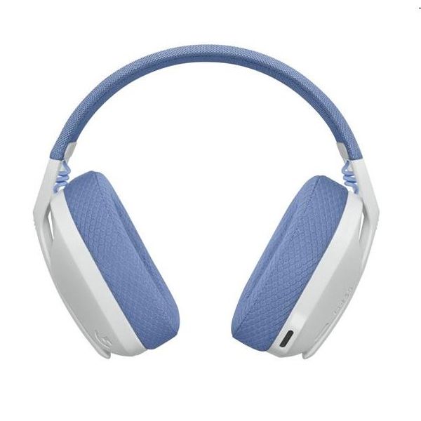Logitech G435 LIGHTSPEED - vezeték nélküli gamer fejhallgató - fehér/lila