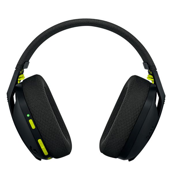 Logitech G435 LIGHTSPEED - vezeték nélküli gamer fejhallgató - fekete/sárga