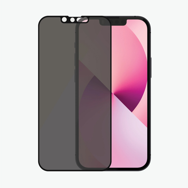 Temperált védőüveg PanzerGlass Case Friendly AB privát szűrővel for Apple iPhone 13 Mini, fekete