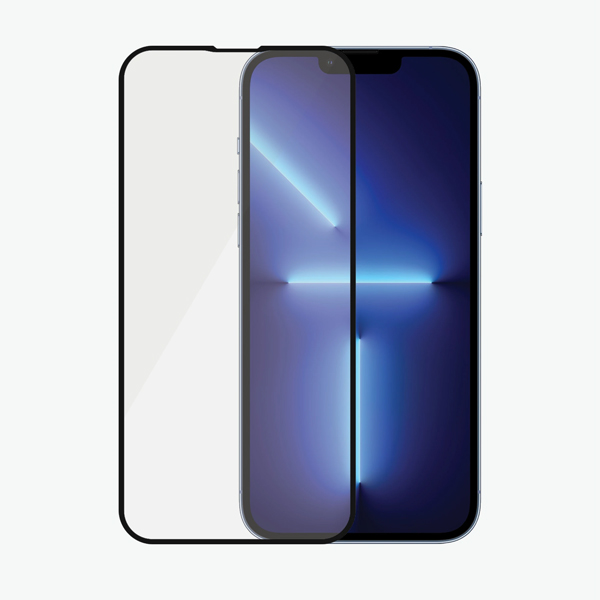 Temperált védőüveg PanzerGlass Case Friendly  Apple iPhone 13 Pro Max, fekete