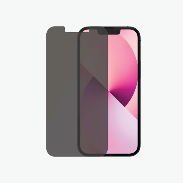 Temperált védőüveg PanzerGlass Standard Fit AB privát szűrüvel for Apple iPhone 13 mini, átlátszó