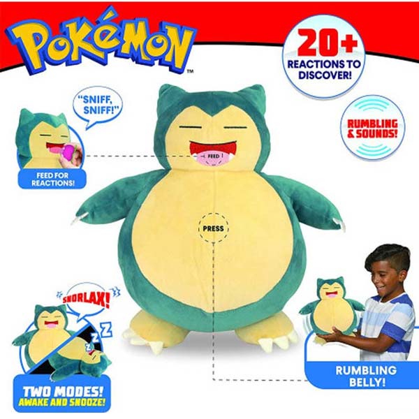 Plüssjáték Snorlax (Pokémon)