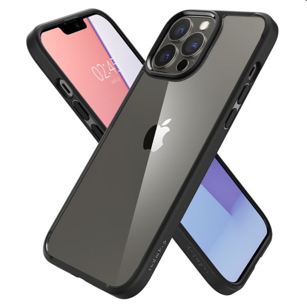 Tok Spigen Crystal Hybrid for Apple iPhone 13 Pro, fekete Tok Spigen Crystal Hybrid for Apple iPhone 13 Pro, fekete