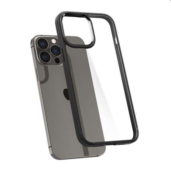 Tok Spigen Crystal Hybrid for Apple iPhone 13 Pro, fekete Tok Spigen Crystal Hybrid for Apple iPhone 13 Pro, fekete