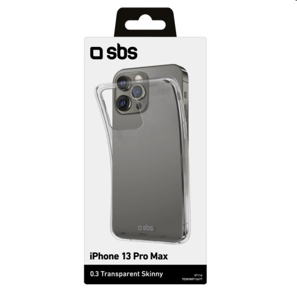 SBS Tok Skinny iPhone 13 Pro Max, átlátszó SBS Tok Skinny iPhone 13 Pro Max, átlátszó