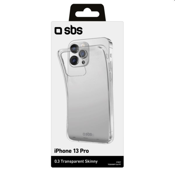 SBS Tok Skinny iPhone 13 Pro, átlátszó SBS Tok Skinny iPhone 13 Pro, átlátszó