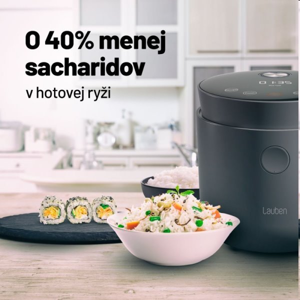 Lauben Low Sugar Rice Cooker 1500WT rizsfőző, fehér