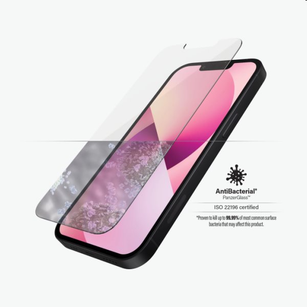 Védőüveg PanzerGlass állványard Fit AB Apple iPhone 13 mini, clear