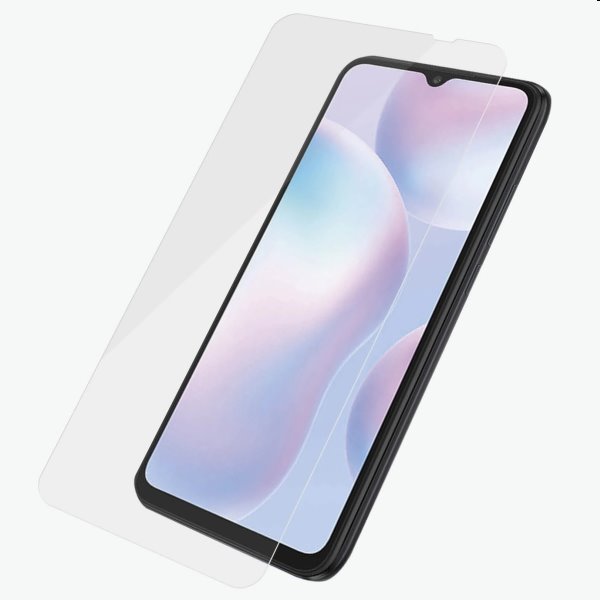 PanzerGlass Case Friendly Temperált védőüveg Xiaomi Redmi 9A/9AT/9C számára, Fekete