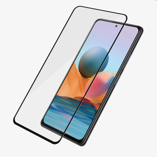 PanzerGlass Case Friendly Temperált védőüveg XiaomiRedmi Note 10 Pro/10 Pro Max/Mi 11i/Poco F3 számára, Fekete