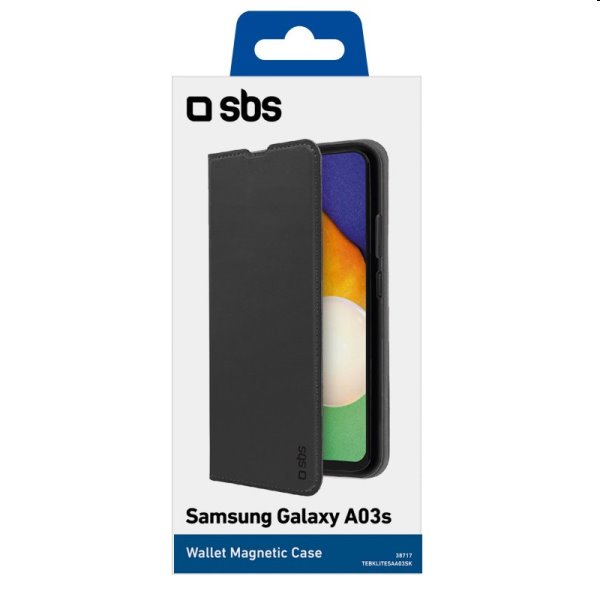 Tok SBS Book Wallet Lite Samsung Galaxy A03s, fekete Tok SBS Book Wallet Lite Samsung Galaxy A03s, fekete