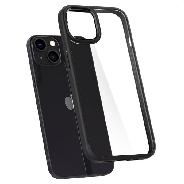Tok Spigen Crystal Hybrid for Apple iPhone 13, fekete