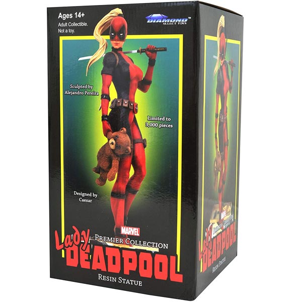 Szobor Marvel Premier Lady Deadpool Statue 30 cm Szobor Marvel Premier Lady Deadpool Statue 30 cm