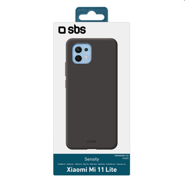 Tok SBS Sensity for Xiaomi Mi11 Lite, fekete Tok SBS Sensity for Xiaomi Mi11 Lite, fekete
