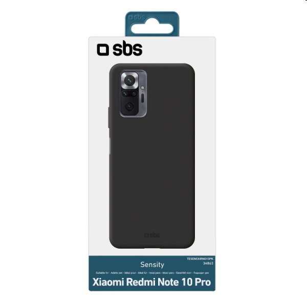 Tok SBS Sensity for Xiaomi Note 10 Pro, fekete