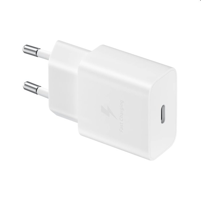 Gyorstöltő Samsung 15W USB-C kábellel, fehér