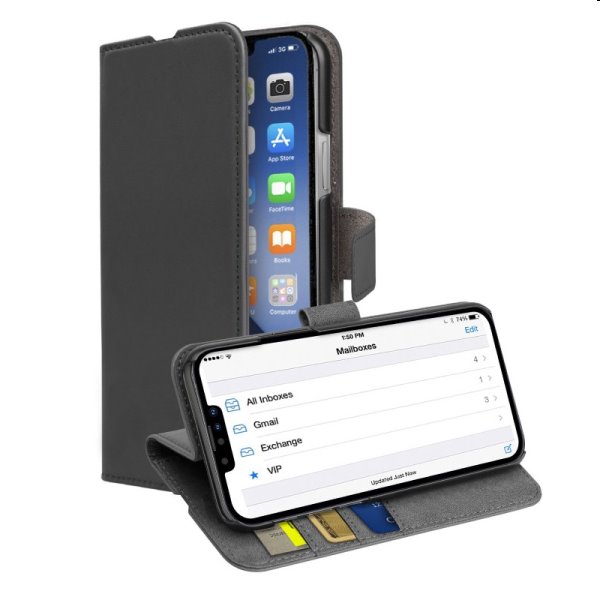 SBS Book Wallet Tok iPhone 13 Pro számára, Fekete SBS Book Wallet Tok iPhone 13 Pro számára, Fekete