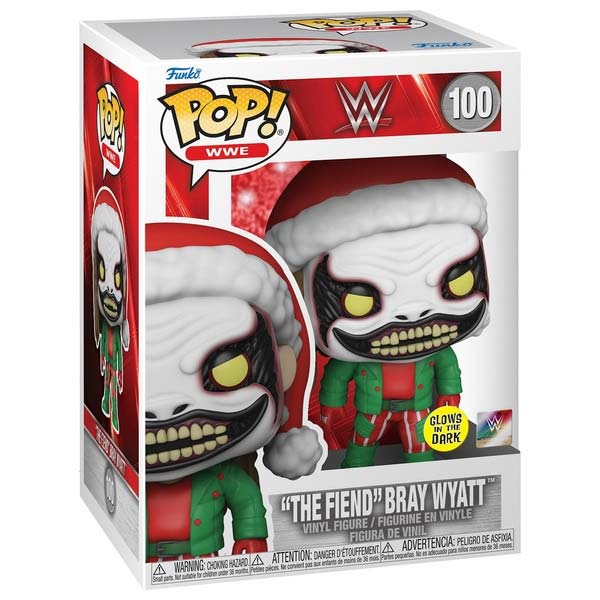 POP! WWE: The Fiend Bray Wyatt Holiday (Glows in The Dark) Special Edition