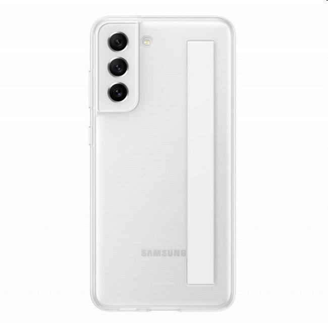 Tok Clear Strap Cover for Samsung Galaxy S21 FE 5G, fehér Tok Clear Strap Cover for Samsung Galaxy S21 FE 5G, fehér