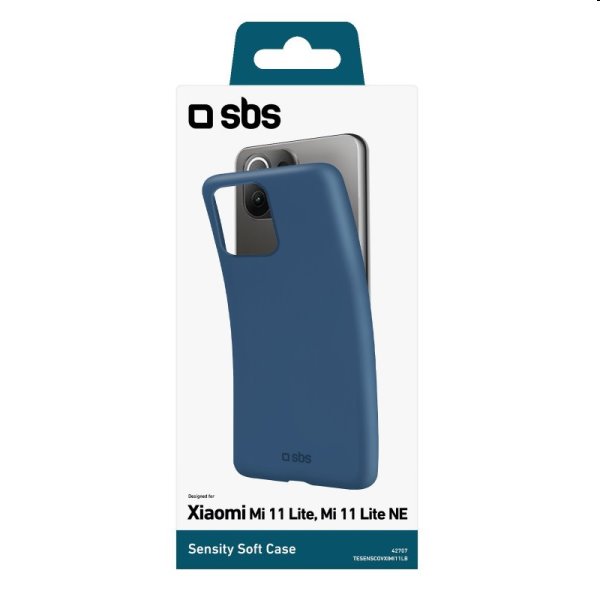 Tok SBS Sensity Xiaomi Mi 11 Lite/Mi 11 Lite NE, kék Tok SBS Sensity Xiaomi Mi 11 Lite/Mi 11 Lite NE, kék
