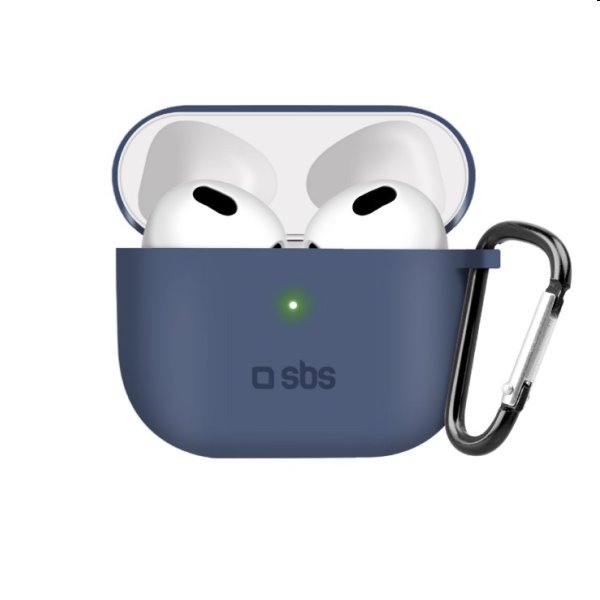SBS Szilikon Tok for Apple AirPods 3, kék