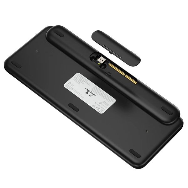 Logitech POP Keys - vezeték nélküli mechanikus billentyűzet Emoji - sárga fekete - US