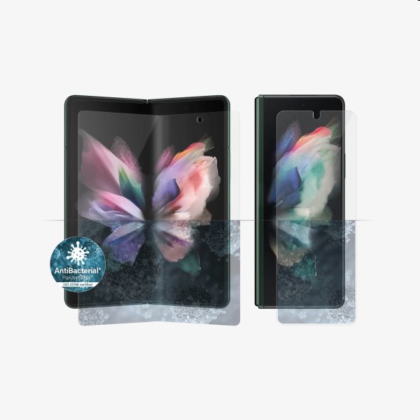 Védőüveg PanzerGlass Case Friendly AB for Samsung Galaxy Z Fold3 5G, fekete