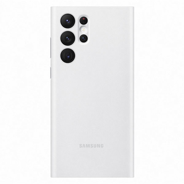 Tok Clear View Cover for Samsung Galaxy S22 Ultra, white Tok Clear View Cover for Samsung Galaxy S22 Ultra, white
