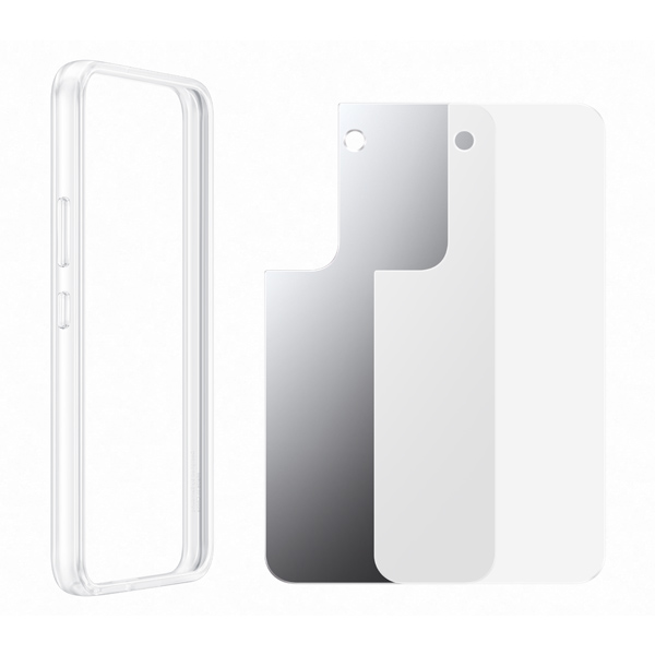 Tok Frame Cover for Samsung Galaxy S22, transparent