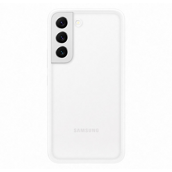 Tok Frame Cover Samsung Galaxy S22 számára, fehér