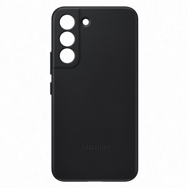 Tok Leather Cover Samsung Galaxy S22 számára, Fekete Tok Leather Cover Samsung Galaxy S22 számára, Fekete