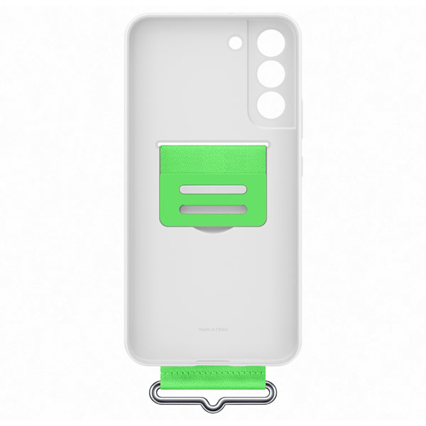 Tok Silicone Strap Cover Samsung Galaxy S22 Plus számára, fehér